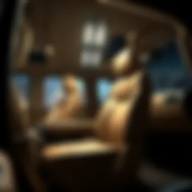 Luxurious Interior of the 2009 GMC Sierra Denali Interior shot highlighting luxury leather seats and dashboard features