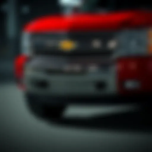 Front view of the 2013 Chevrolet Silverado 1500 LTZ showcasing its bold grille and stylish design.