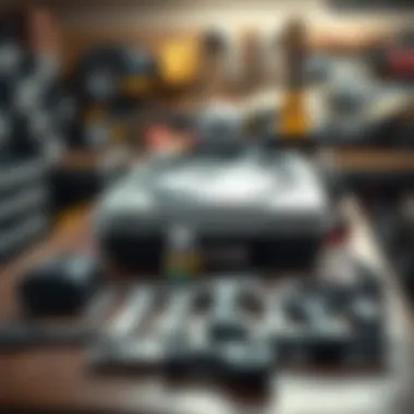 Maintenance Toolkit for the 2013 Polaris Sportsman Maintenance toolkit for the 2013 Polaris Sportsman laid out on a workbench