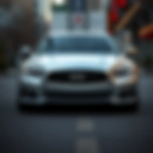 Front view of the 2014 Infiniti M56 showcasing its sleek design