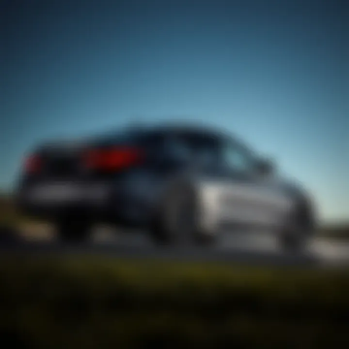 Aerodynamic Profile of the Infiniti M56 Dramatic side profile of the 2014 Infiniti M56 highlighting its aerodynamic shape