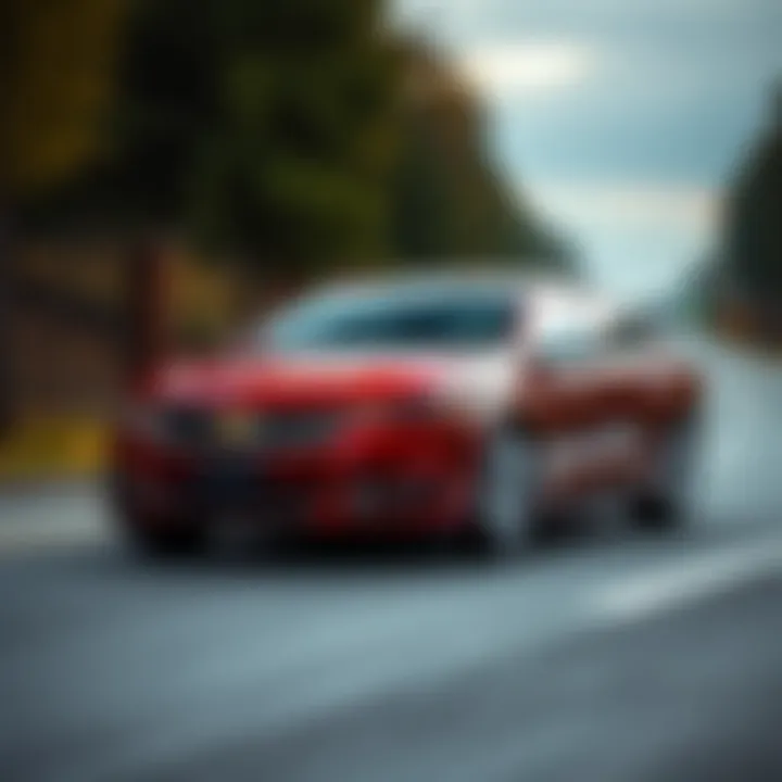 Performance of the 2015 Impala 2015 Chevrolet Impala on the road emphasizing performance