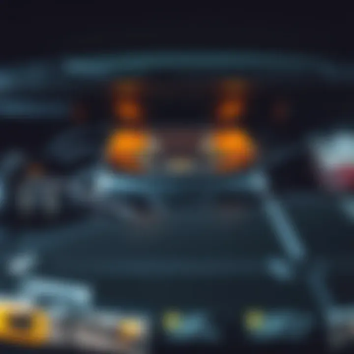 Close-up of the powerful engine under the hood of the Chevrolet Silverado 3500HD, highlighting its robust performance capacity.