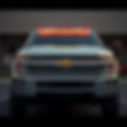 Front view of the 2015 Chevrolet Silverado 3500HD Regular Cab showcasing its bold grille and rugged design.