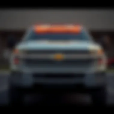 Front view of the 2015 Chevrolet Silverado 3500HD Regular Cab showcasing its bold grille and rugged design.