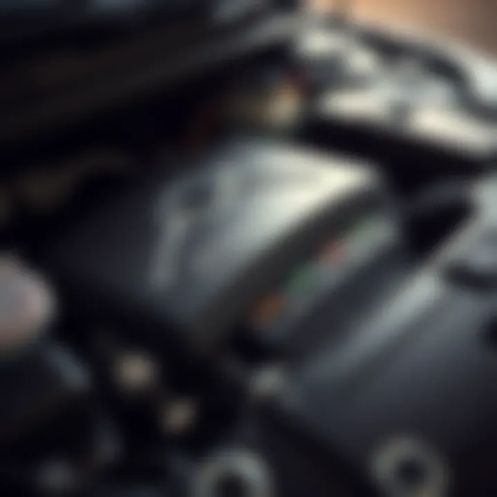 Close-up of 2015 Chevy Spark engine specifications