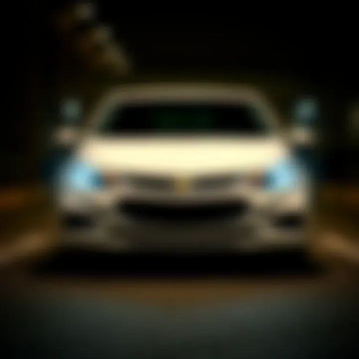 Front view of the 2016 Chevrolet Cruze LT showcasing its sleek design