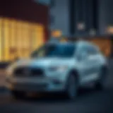 Sleek exterior design of the 2016 Infiniti SUV