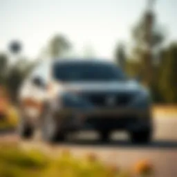 Exterior view of the 2017 Buick Envision Essence AWD showcasing its sleek design