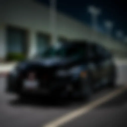 Sleek exterior design of the 2017 Honda Civic Si Black Edition