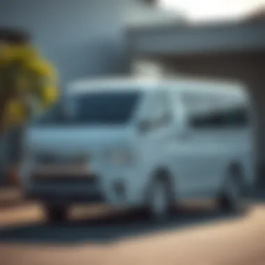 Comparative analysis chart of the 2017 Toyota van against its rivals