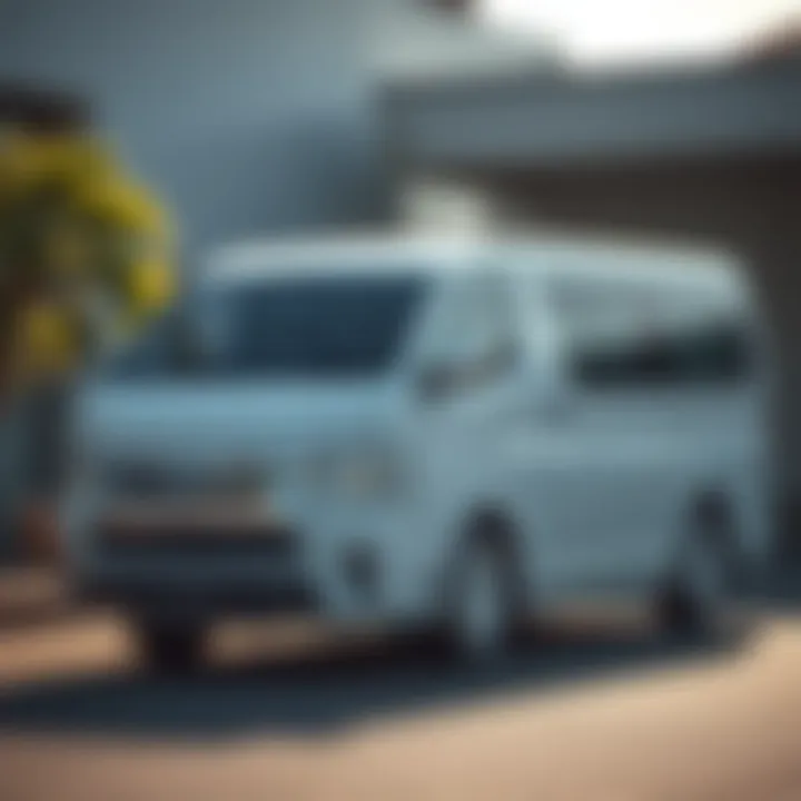 Comparative analysis chart of the 2017 Toyota van against its rivals