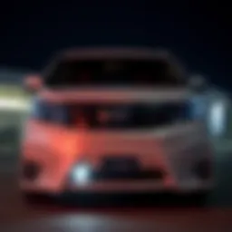 Exterior design of the 2017 Toyota van showcasing its sleek lines