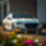 Elegant exterior of the 2019 Genesis G80 Ultimate showcasing its sleek lines and premium finish