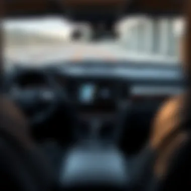 Dashboard of the 2020 Ford Explorer Platinum Edition emphasizing advanced technology