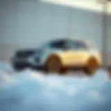 Exterior view of the 2020 Ford Explorer Platinum Edition showcasing its sleek design