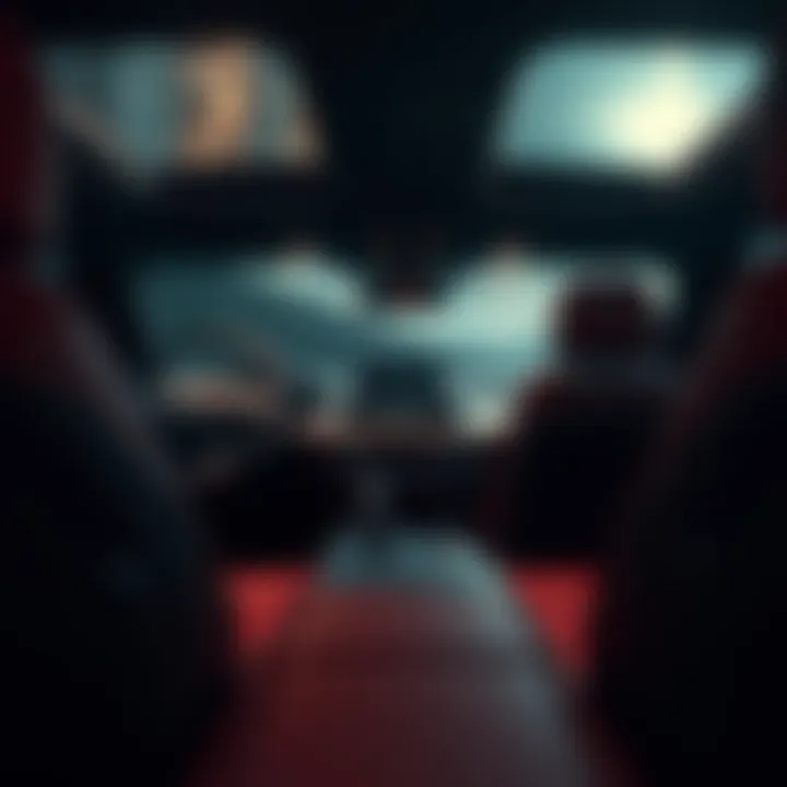 Interior of the 2020 Ford Explorer Platinum Edition highlighting luxurious features