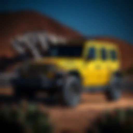 Exterior Design of the 2020 Jeep Wrangler 4 Door Hardtop The rugged exterior design of the 2020 Jeep Wrangler 4 Door Hardtop