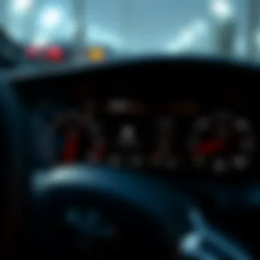 Performance dashboard of the 2020 Toyota Supra GR