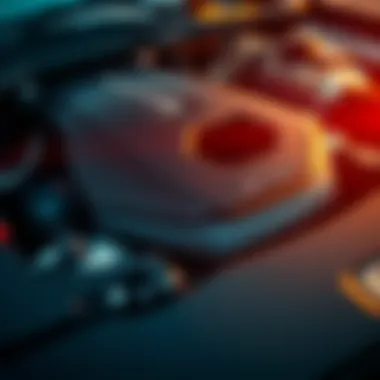 Engine close-up of the 2021 Dodge Challenger RT Scat Pack