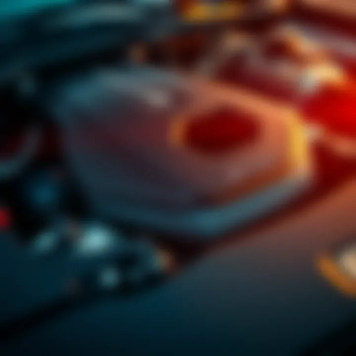 Engine close-up of the 2021 Dodge Challenger RT Scat Pack