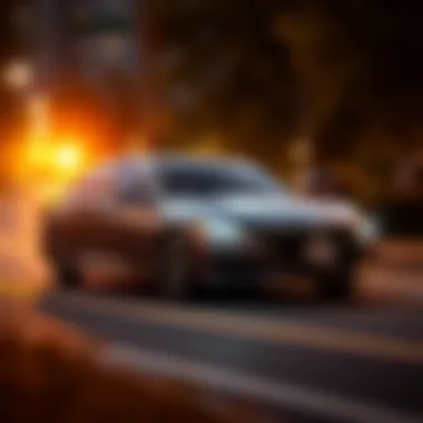Safety Features and Ratings of Honda Accord Sedan Sport SE Safety ratings illustration for the 2021 Honda Accord Sedan Sport SE depicting its top safety features.