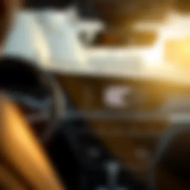 Advanced technology dashboard of the 2021 Hyundai Santa Fe SEL SUV