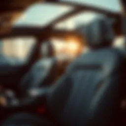 Luxurious leather upholstery in the 2022 BMW 4 Series