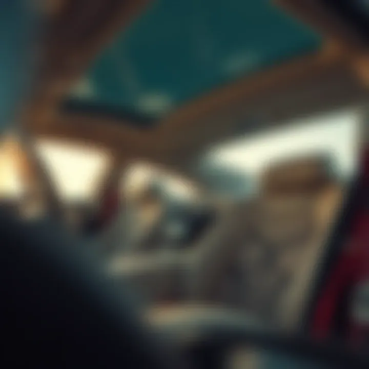 Luxurious interior features of the Cadillac Coupe DeVille