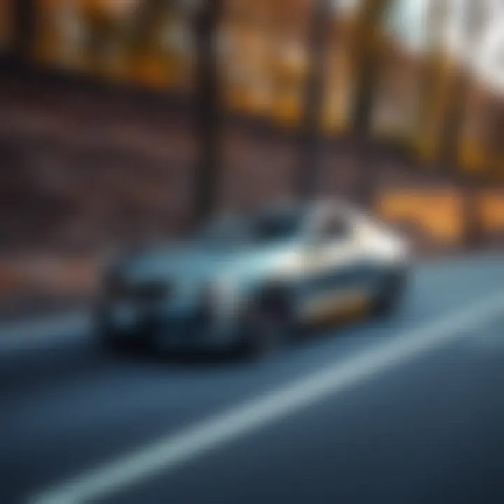 Cadillac Coupe DeVille on the road showcasing its handling