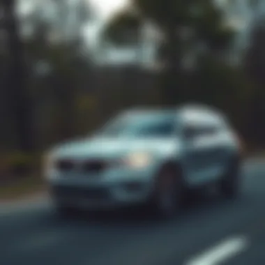 2022 Volvo XC40 in dynamic driving scenario