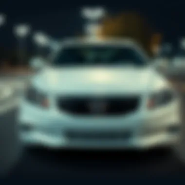 Safety features of a 2010 Honda Accord illustrating crash test ratings