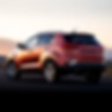 Side Profile of 2011 Kia Sportage EX Side profile of the 2011 Kia Sportage EX illustrating its aerodynamic shape