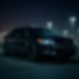 Sleek black exterior of the 2017 Ford Fusion