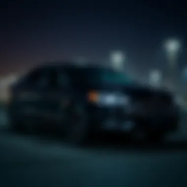 Sleek black exterior of the 2017 Ford Fusion