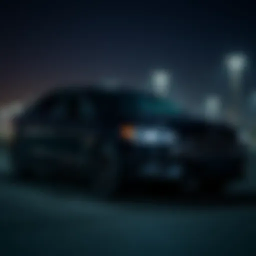 Sleek black exterior of the 2017 Ford Fusion