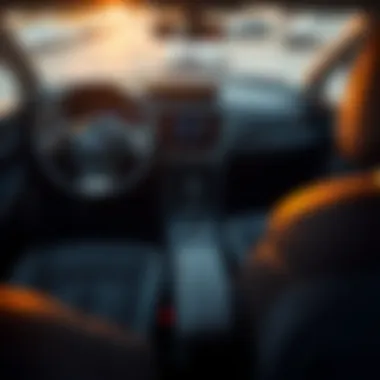 Interior shot showcasing the modern dashboard and seating arrangements of the 2019 Subaru Crosstrek