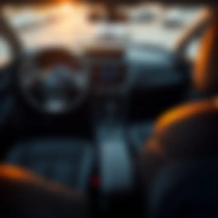 Interior shot showcasing the modern dashboard and seating arrangements of the 2019 Subaru Crosstrek