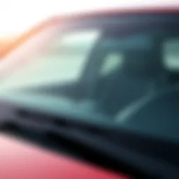 Windshield of 2017 Toyota Tacoma showcasing clarity and quality