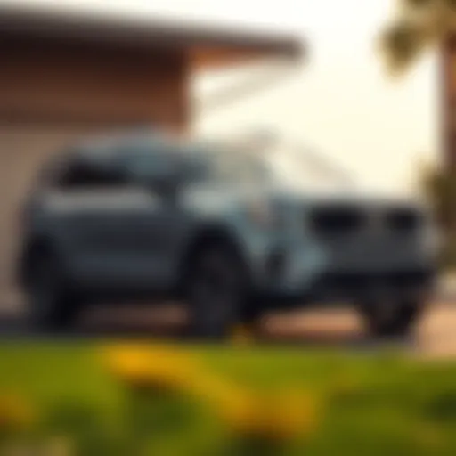Sleek Exterior of Kia Telluride Exterior view of the Kia Telluride showcasing its sleek design