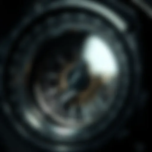 Detailed view of a Thor compass showing internal mechanisms