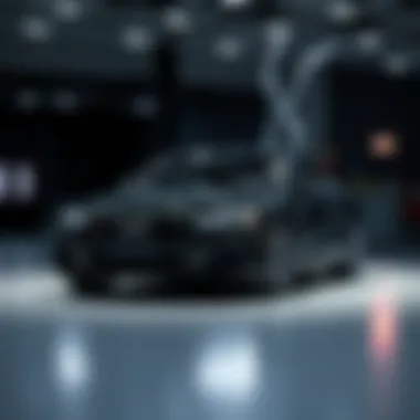 Advanced technology features in an Audi model