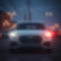 Sleek design of the Audi Q4 e-tron
