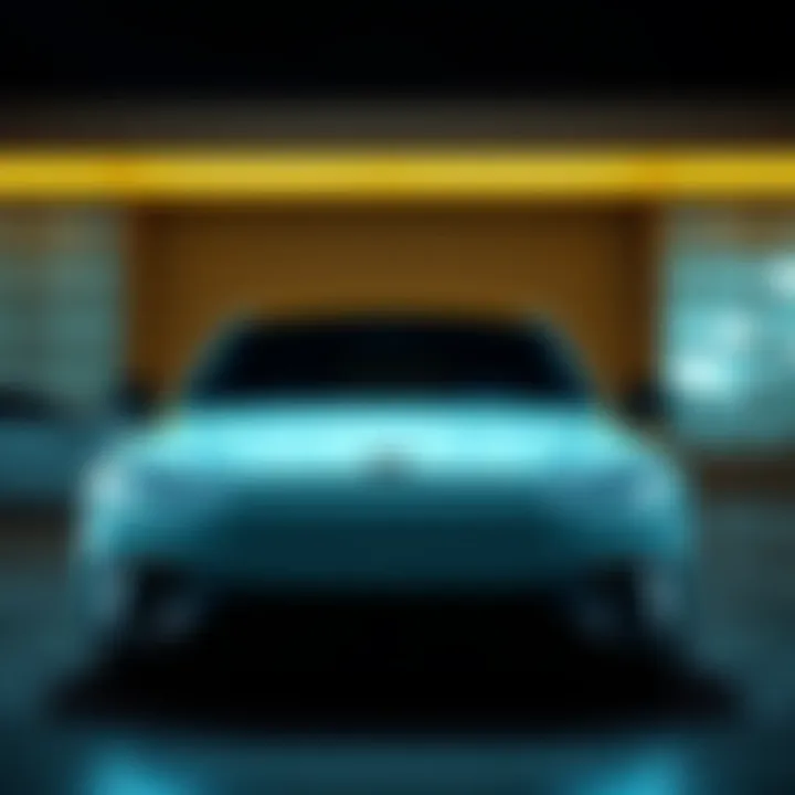 Stylish new sedan highlighting modern aesthetics