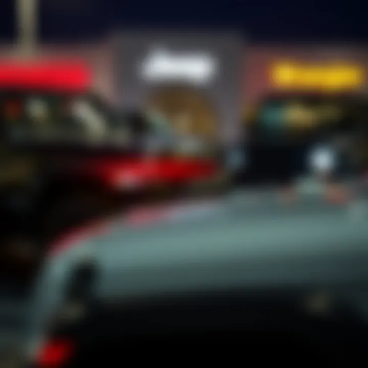 Jeep Wrangler Dealership in Baton Rouge Group of Jeep Wranglers at a Baton Rouge dealership