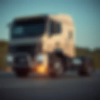 Overview of a powerful truck model