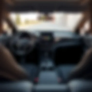 Interior Technology Features of the 2021 Buick Encore ST Interior layout of the 2021 Buick Encore ST highlighting technology features