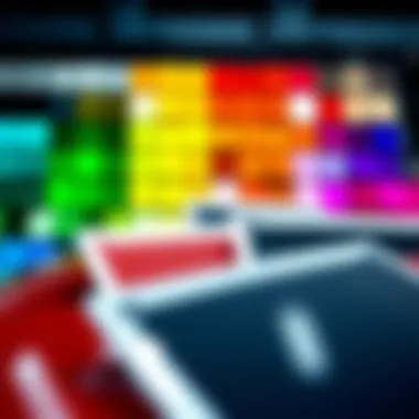 Exploring Color Choices in Automotive Paint A display of various color samples for automotive paint, demonstrating the choices available.