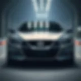 Front view of the 2015 Nissan Maxima showcasing its sleek design