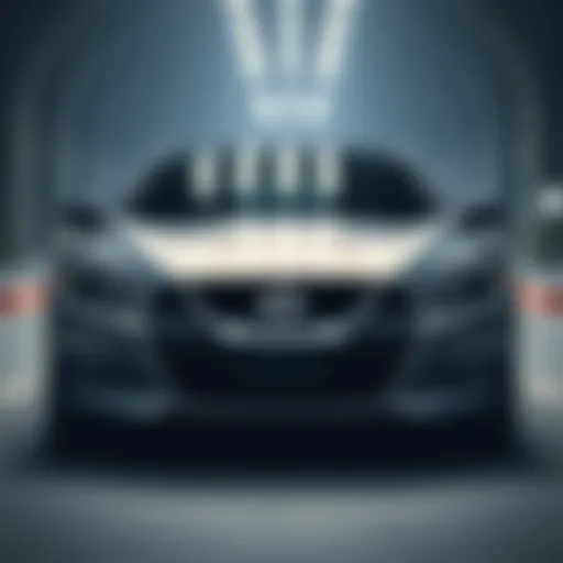 Front view of the 2015 Nissan Maxima showcasing its sleek design